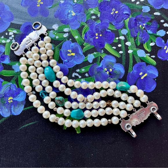 Foree Hunsicker Sterling Silver Multi Strand Bracelet - Picture 10 of 13